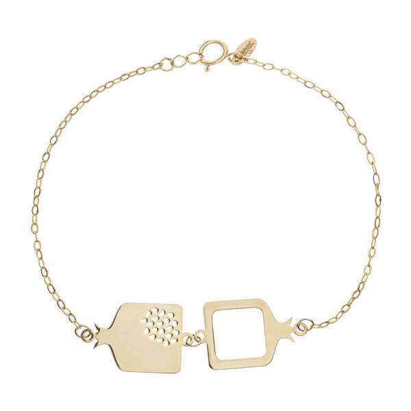 دستبند طلا 18 عیار ماهک مدل MB0256، Maahak MB0256 Gold Bracelet