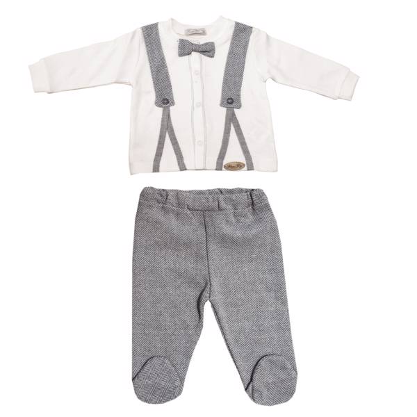 ست لباس پسرانه رزاریو مدل 471229Gray، RosaRio 471229Gray Boy Clothing Set