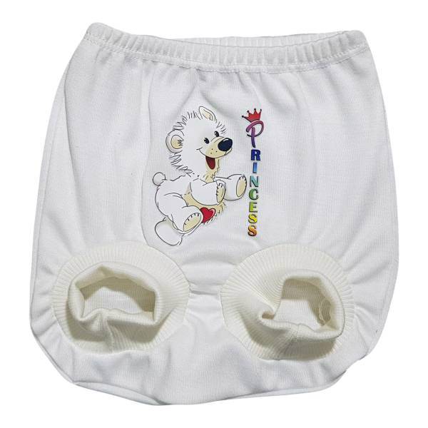 شورت عینکی نوزادی برند پرنسس مدل WHITE-09، BABY G SHORT PRINCESS BRAND WHITE