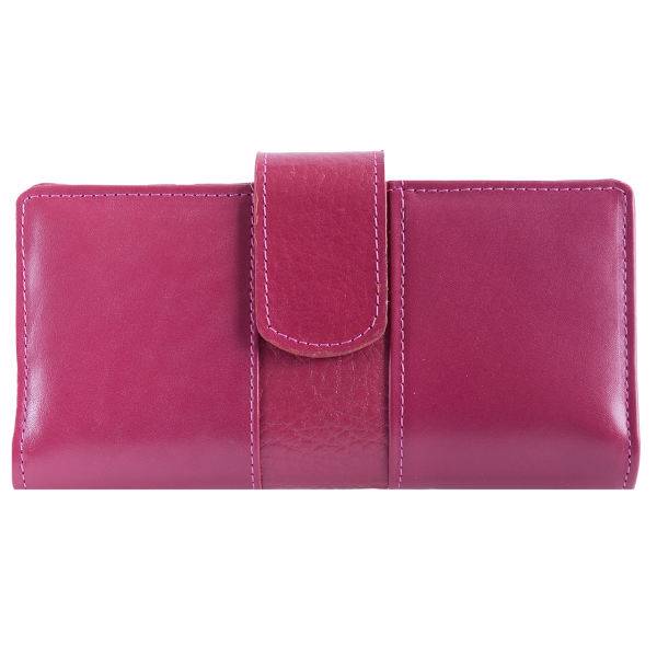 کیف پول زنانه رویال چرم مدل W25-DarkPink