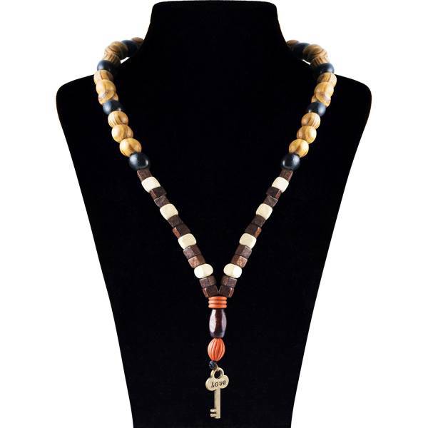 گردنبند چوبی تک گالری M001، Tak Gallery M001 Wooden Necklace
