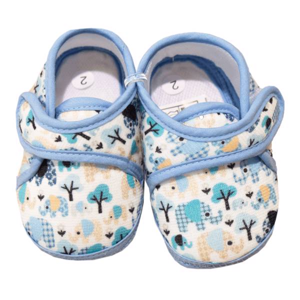 پاپوش نوزادی فانی مدل 054Blue، Funny 054Blue Baby Footwear