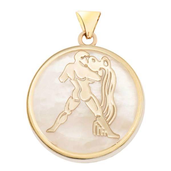 آویز گردنبند طلا 18 عیار مرجان مدل 0119، Marjan 0119 Gold Necklace Pendant Plaque