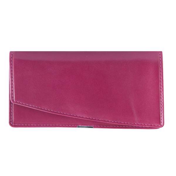 کیف پول زنانه رویال چرم کدW10-DarkPink