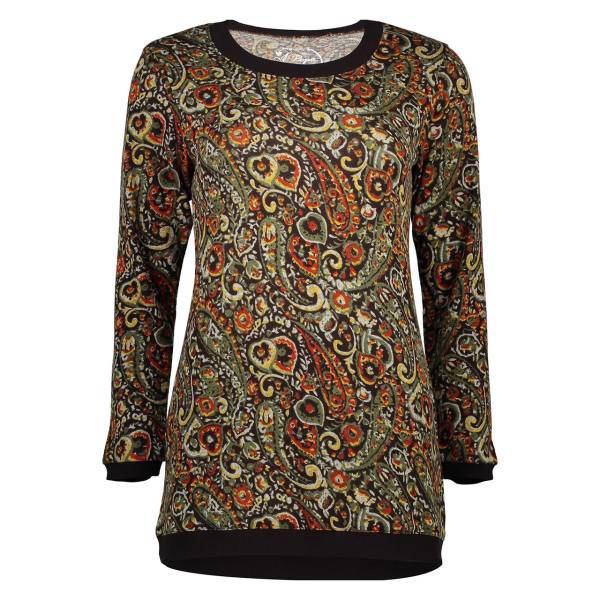 تی شرت آستین بلند زنانه پوپو گروپ مدل 27033، Popo Group 27033 Long Sleeve T-Shirt For Women