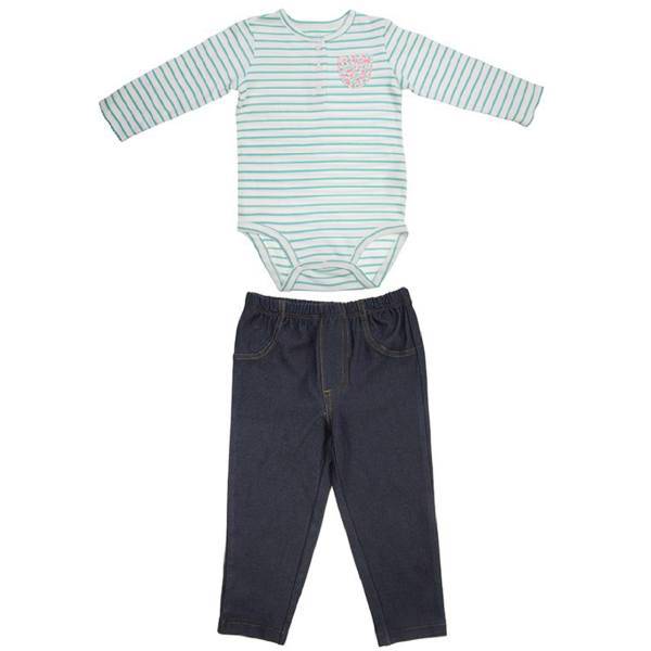 ست لباس دخترانه کارترز مدل 1216F، Carters 1216F Baby Girl Clothing Set