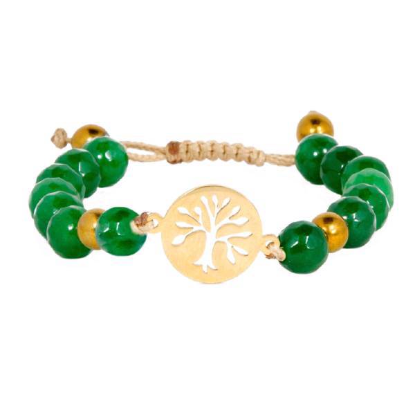 دستبند نوژین مدل Tree Christmas Green، Nojin Tree Christmas Green Bracelet