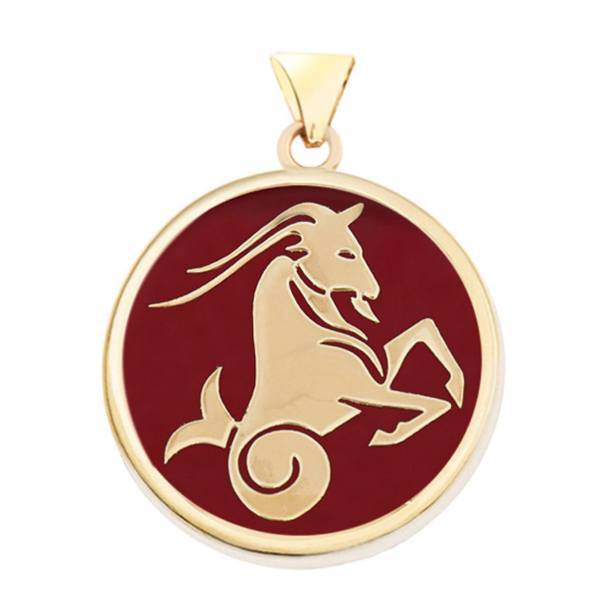 آویز گردنبند طلا 18 عیار مرجان مدل 0117، Marjan 0117 Gold Necklace Pendant Plaque