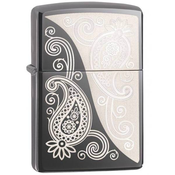 فندک زیپو مدل Paisley Design کد 29511، Zippo Paisley Design 29511 Lighter