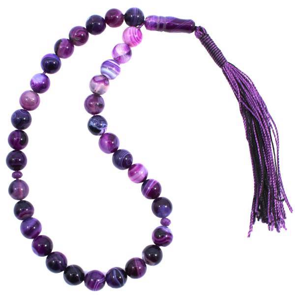 تسبیح آکو جواهر مدل Amethyst R33، Ako Javaher Amethyst R33 Tasbih