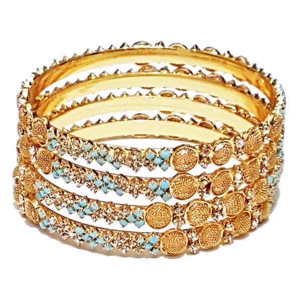 النگو شهر شیک مدل D302 بسته 4 عددی، Shahr Shik D302 Bracelets Pack Of 4