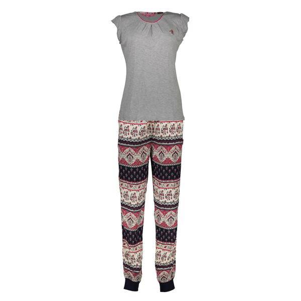 ست تی شرت و شلوار زنانه پی جامه مدل 14750، Pijame 14750 T-Shirt And Short Pants For Women