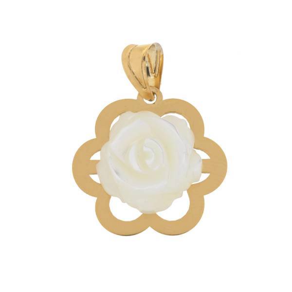 آویز گردنبند طلا 18 عیار زرمان مدل MM0812، Zarman MM0812 Gold Necklace Pendant Plaque