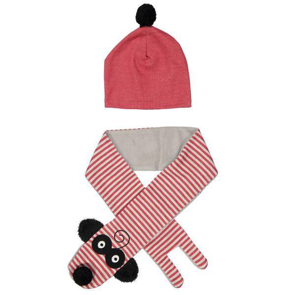 ست کلاه و شال گردن کودک دینو مدل 16S1-041، Deno 16S1-041 Baby Hat And scarf Set
