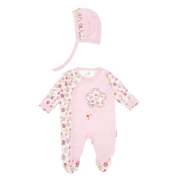 ست لباس دخترانه آدمک مدل 138800P، Adamak 138800P Baby Girl Clothing Set