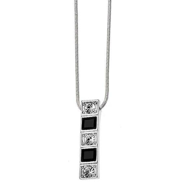 گردنبند کریستال الیور وبر مدل دومینو 8683، Oliver Weber 8683 Domino Crystal Necklace