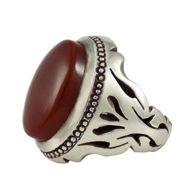 انگشتر نقره تاج گوهر مدل TG156