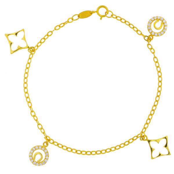 دستبند طلا 18 عیار ماهک مدل MB0229، Maahak MB0229 Gold Bracelet