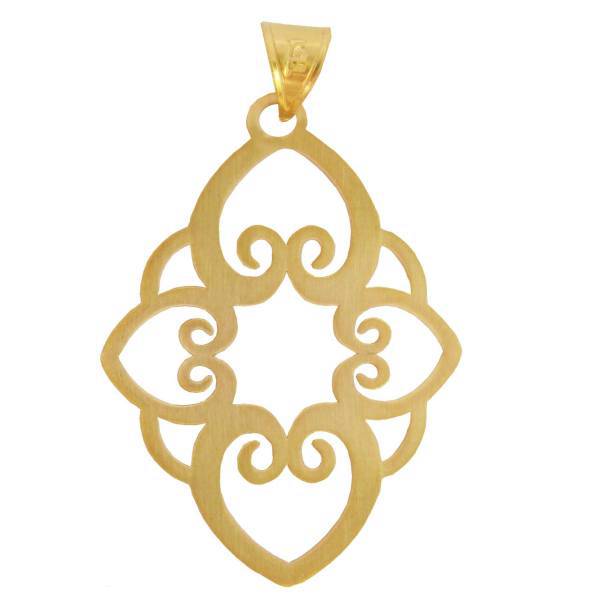 آویز گردنبند طلا 18 عیار شانا مدل N-SG41، Shana N-SG41 Gold Necklace Pendant Plaque