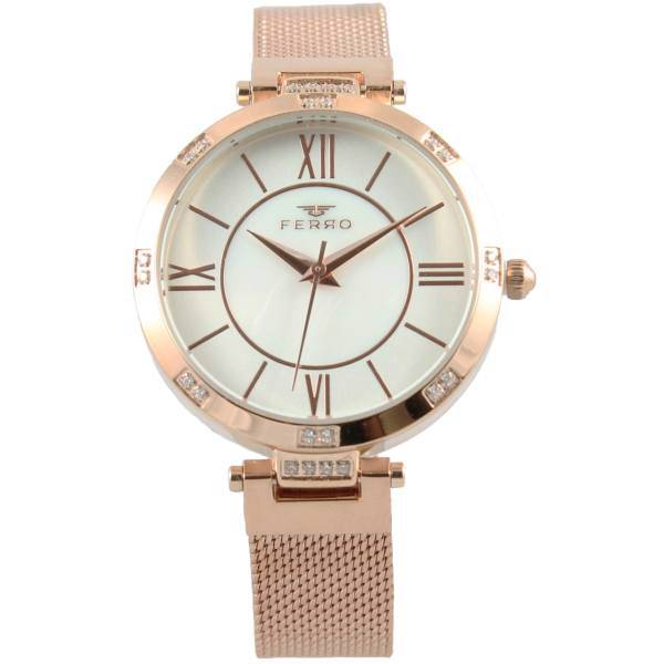 ساعت مچی عقربه ای زنانه فرو مدل F40008-008-C، FERRO F40008-008-C Watch for woman