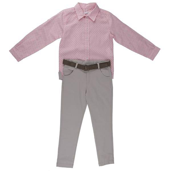 ست لباس دخترانه منا رزا مدل 15290، Monna Rosa 15290 Baby Girl Clothing Set