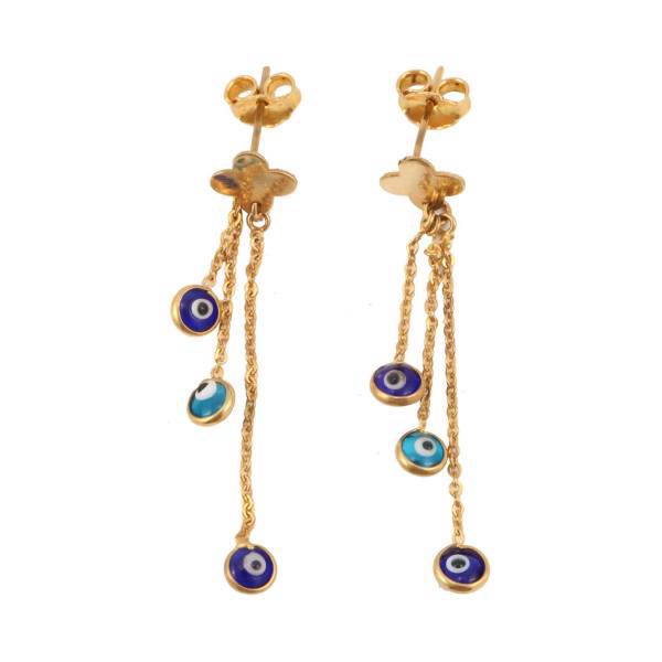 گوشواره طلا 18 عیار سپیده گالری کد SE0007، Sepideh Gallery SE0007 Gold Earrings