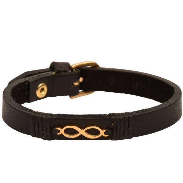 دستبند چرمی کهن چرم طرح بی نهایت مدل BR21، Kohan Charm Unlimited BR21 Leather Bracelet