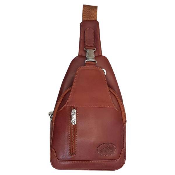 کیف دوشی چرم آنیل مدل توریست، anil leather bag