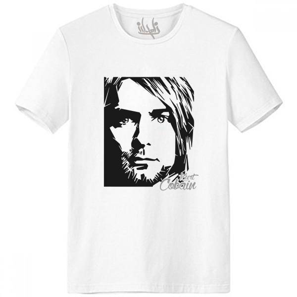 تیشرت مردانه نامدارز مدل Kurt Cobain