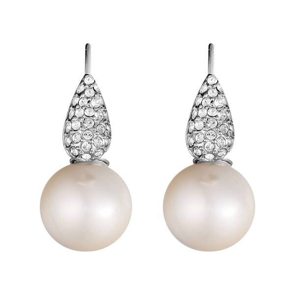 گوشواره کریستال الیور وبر مدل مروارید ساده Dual Rhod Crystal 22417R، Oliver Weber Dual Rhod Crystal 22417R Earring