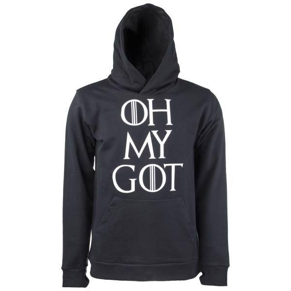 هودی مشکی زنانه سون پی ام مدل OH MY GOT، Seven PM OH MY GOT Hoodie For Women