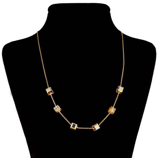 گردنبند طلا 18 عیار زردونه مدل D015، Zardooneh D015 Gold Necklace