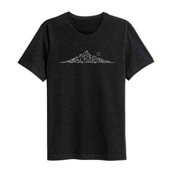 تی شرت ماسادیزان مدل کوهستان آرام کد 227، Masa Design Tshirt Quiet Mountain 227