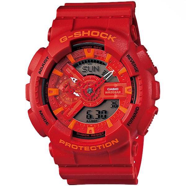 ساعت مچی عقربه ای مردانه کاسیو جی شاک GA-110AC-4ADR، Casio G-Shock GA-110AC-4ADR