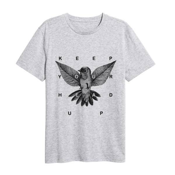 تی شرت ماسادیزان مدل پرنده کد 235، Masa Design Tshirt Bird 235