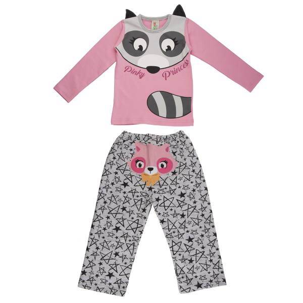 ست لباس دخترانه دینو مدل 16S1-001، Deno 16S1-001 Baby Girl Clothing Set