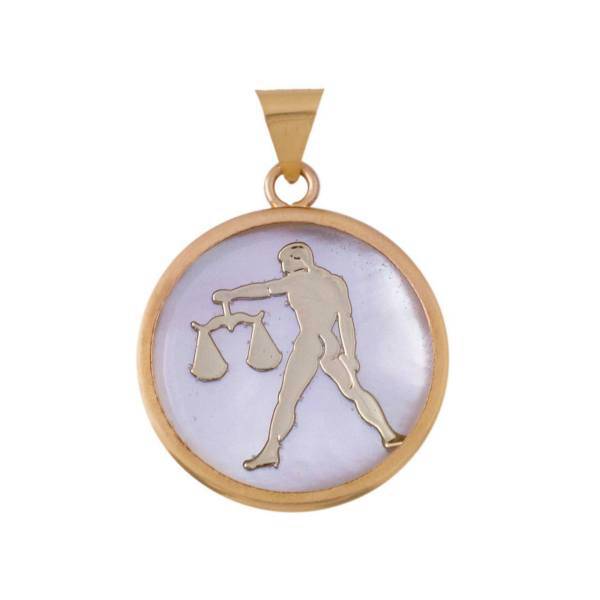 آویز گردنبند طلا مرجان مدل 016، Mrajan 016 Gold Necklace Pendant Plaque