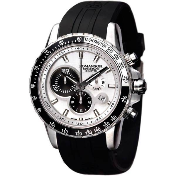 ساعت مچی عقربه ای مردانه رومانسون مدل AL0332HM1WA12W، Romanson AL0332HM1WA12W Watch For Men