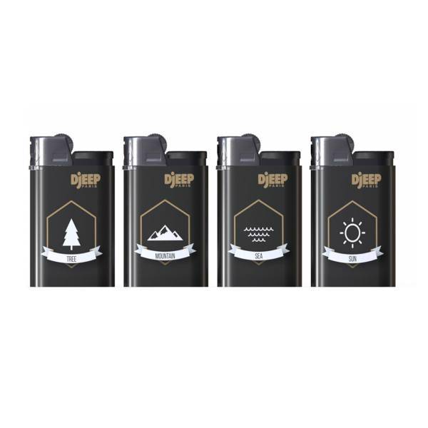 فندک دیجیپ مدل Out Door بسته 4 عددی، Djeep Out Door Lighter Pack Of 4
