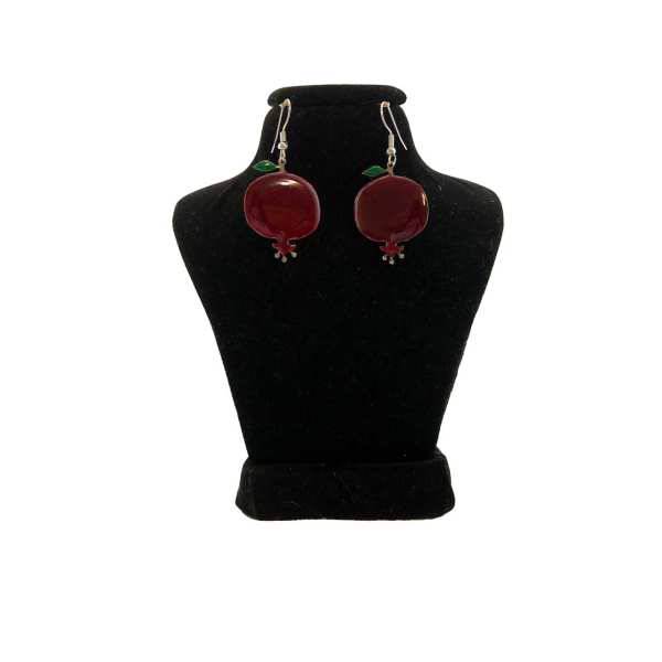 گوشواره گالری بهشت مدل انار یلدا طرح 2