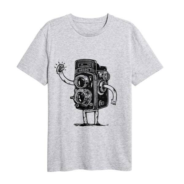 تی شرت ماسادیزان مدل دوربین آنالوگ کد 222، Masa Design Tshirt Analog Camera 222