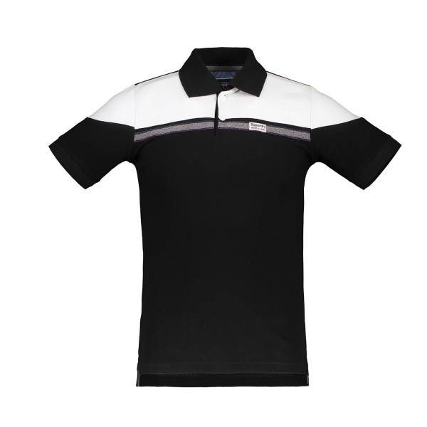 پولو شرت مردانه آترین مدل Black2White، Atrin Black2White Polo Shirt For Men