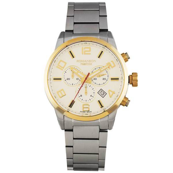 ساعت مچی عقربه ای مردانه رومانسون مدل TM3259HM1CAS1G، Romanson TM3259HM1CAS1G Watch For Men