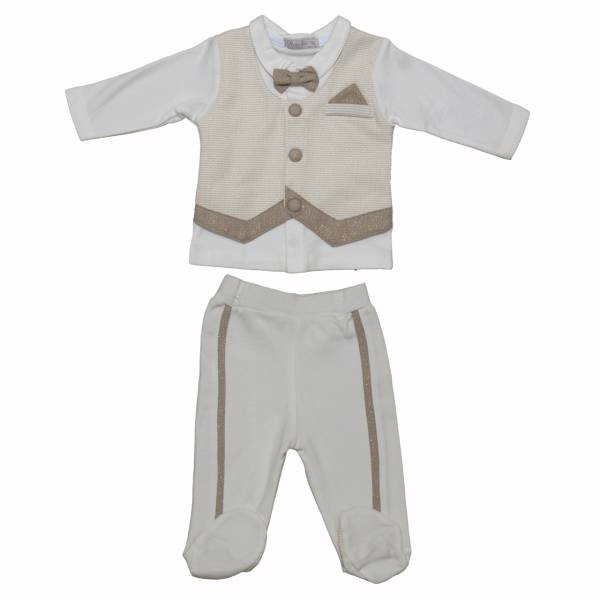 ست لباس پسرانه رزاریو مدل 471232Cream، RosaRio 471232Cream Boy Clothing Set