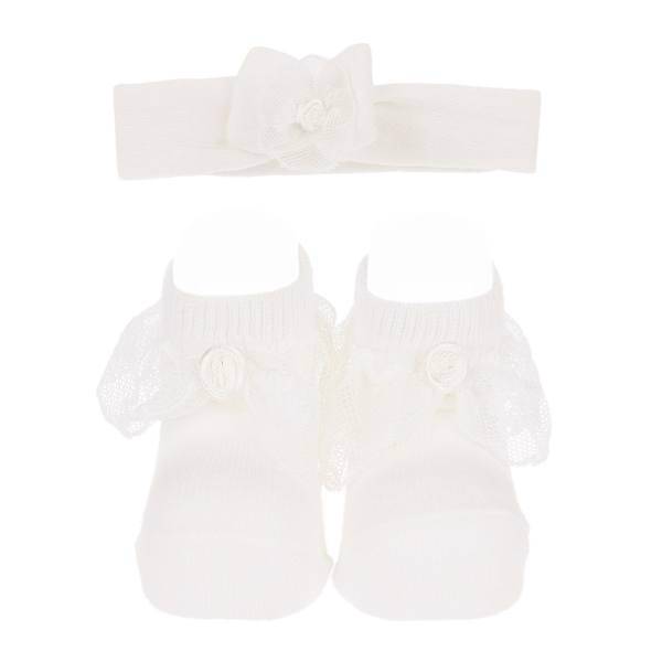 ست هدبند و جوراب یومسه مدل 3854، Yumese 3854 Headband And Socks Set