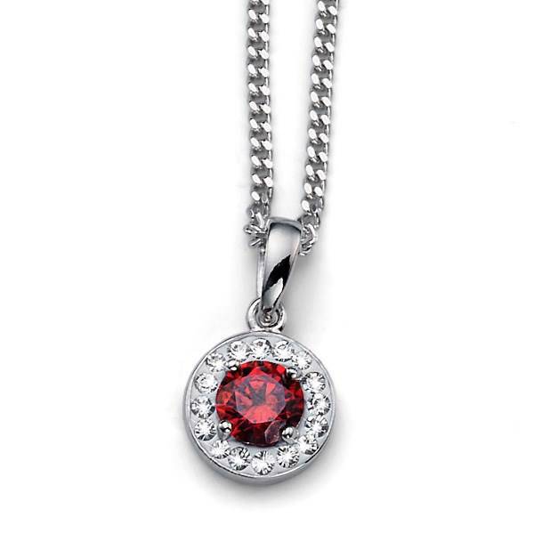 گردنبند الیور وبر مدل کلییر 61112-RED، Oliver Weber Clear 61112-RED Necklace