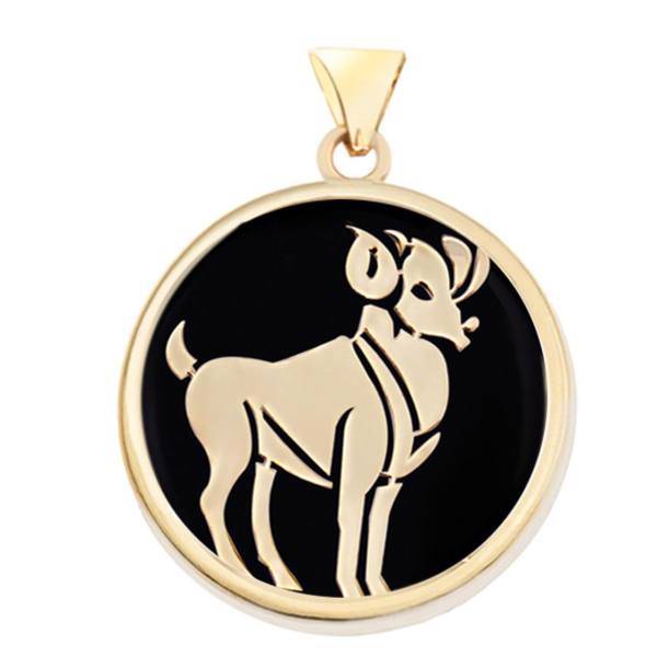 آویز گردنبند طلا 18 عیار مرجان مدل 097، Marjan 097 Gold Necklace Pendant Plaque