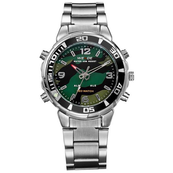 ساعت مچی عقربه ای مردانه وید مدل WH843، WEIDE WH843-2-Green Watch For Men