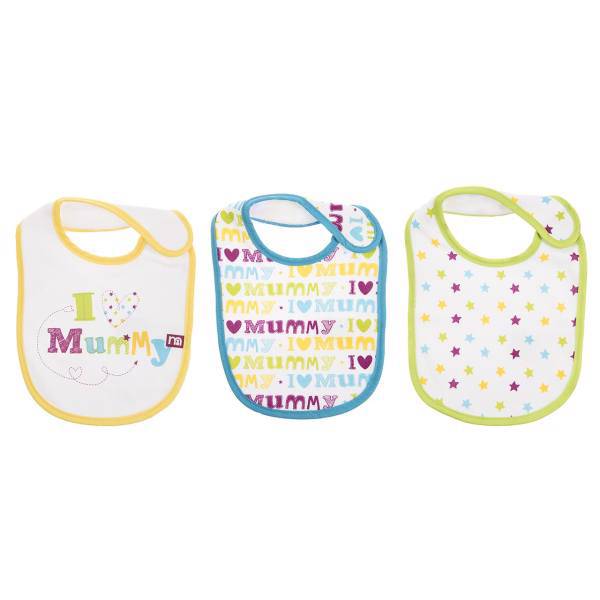 یپیشبند مادرکر مدل 95673 بسته سه عددی کد 1630.4، Mothercare 95973 3pcs Baby Bib