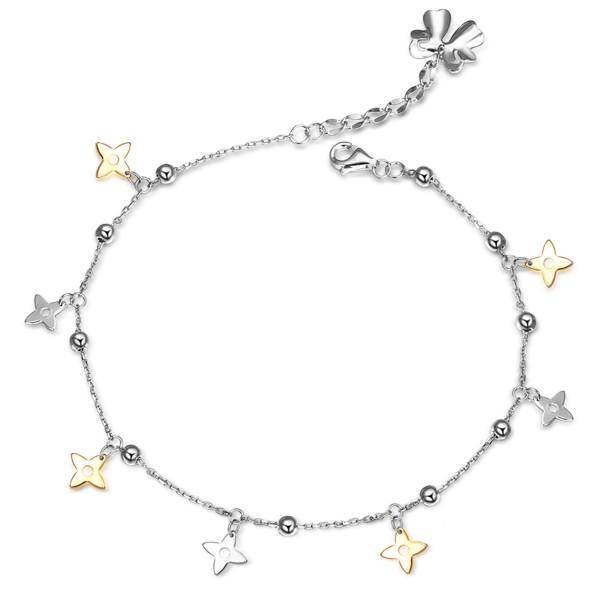 پابند نقره شهر جواهر مدل SJ-AN006، Shahrejavaher SJ-AN006 Silver Anklet